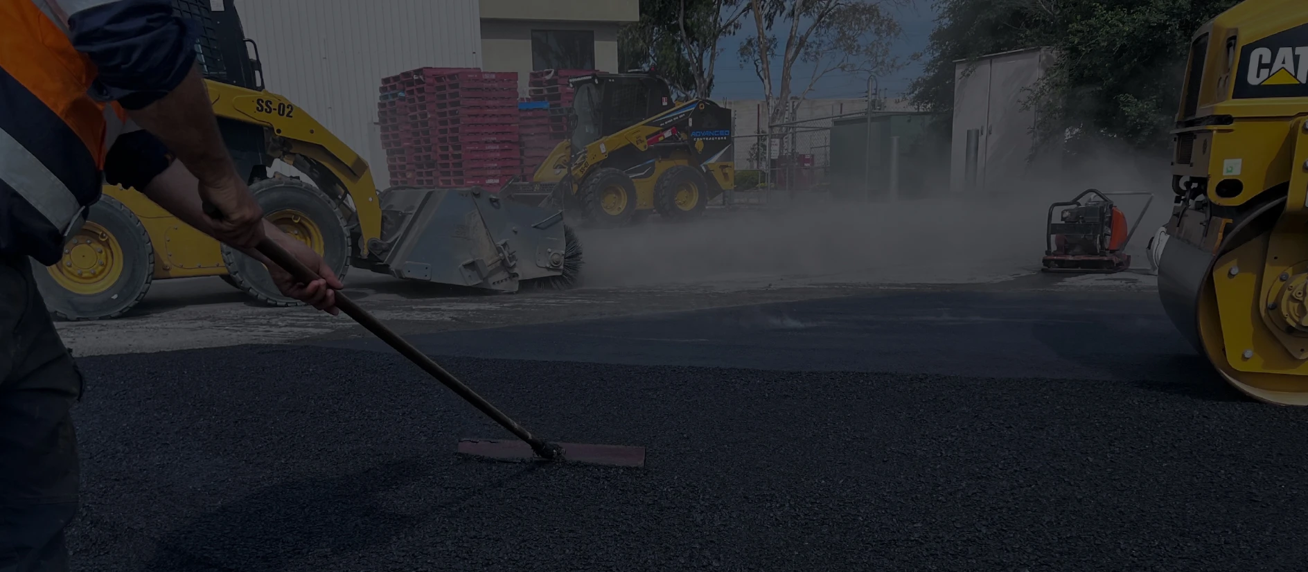 Asphalt Work Background Switcher